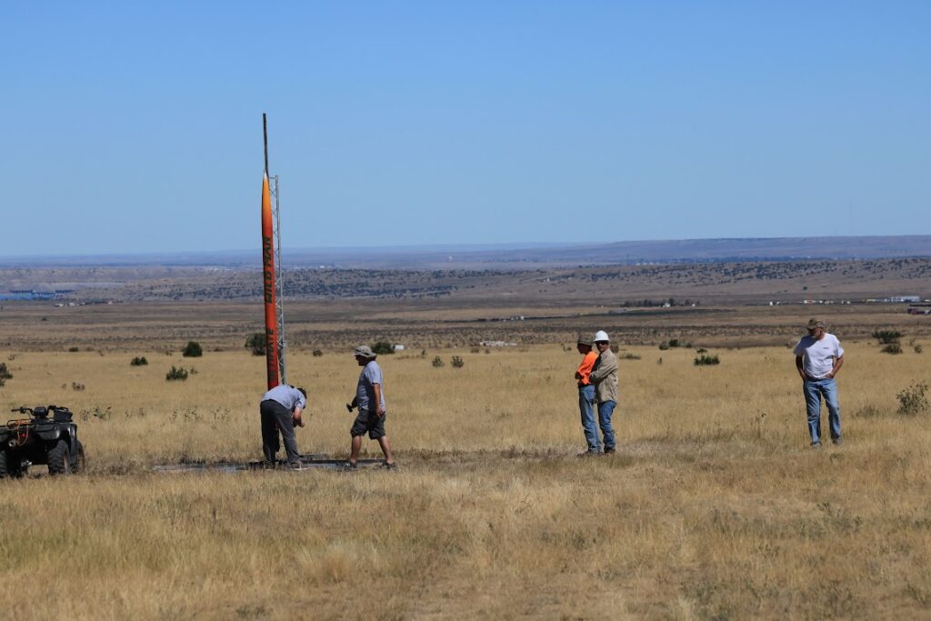 SCORE launch site at Hudson Ranch, looking east