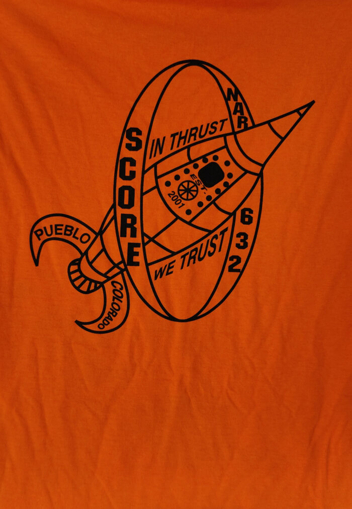 SCORE T-Shirt - Orange X-Large - Image 2