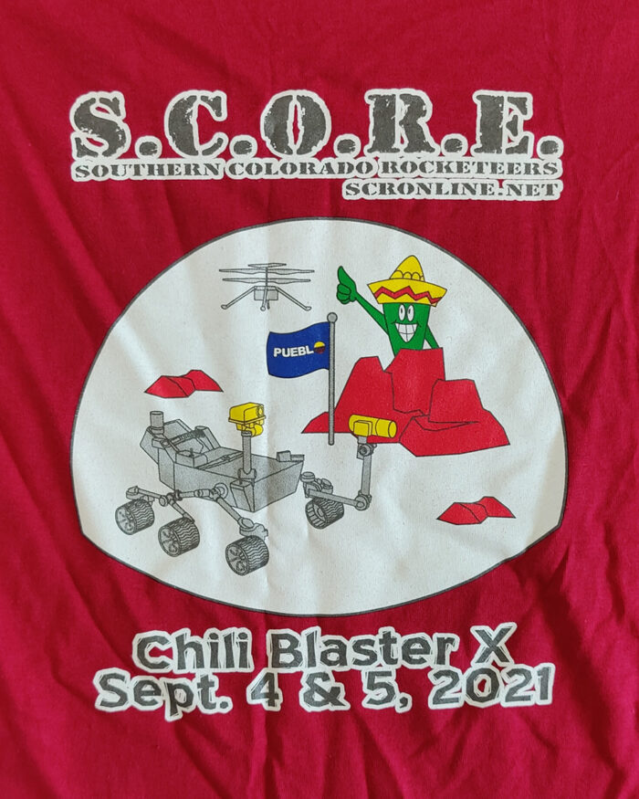SCORE Chili Blaster X TShirt Back